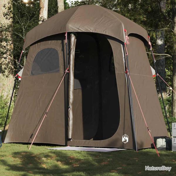 Tente de douche 2 personnes marron imperm�able alsavelo