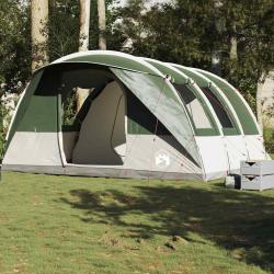 Tente de camping tunnel 5 personnes vert imperm&eacute;able