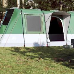 Tente de camping tunnel 4 personnes vert imperm&eacute;able