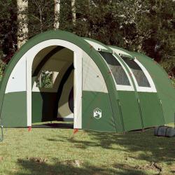 Tente de camping tunnel 4 personnes vert imperm&eacute;able