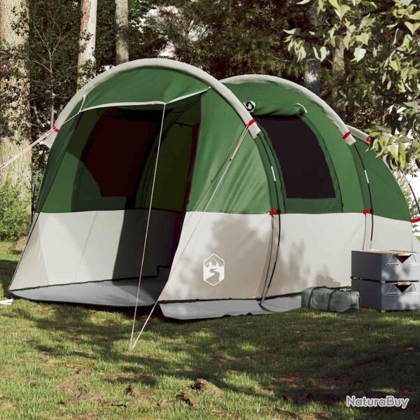 Tente de camping tunnel 4 personnes vert imperm�able