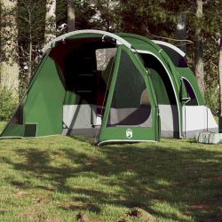 Tente de camping tunnel 4 personnes vert imperm&eacute;able