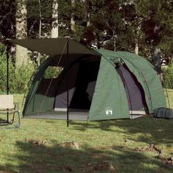 Tente de camping tunnel 4 personnes vert imperm&eacute;able