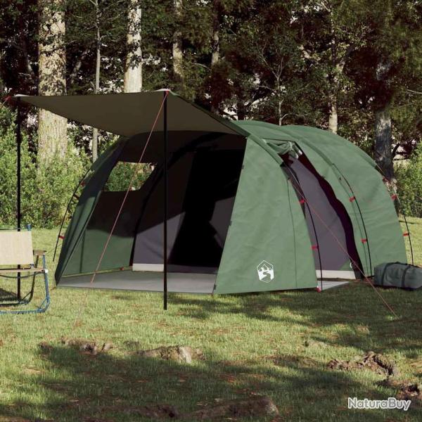 Tente de camping tunnel 4 personnes vert imperm�able