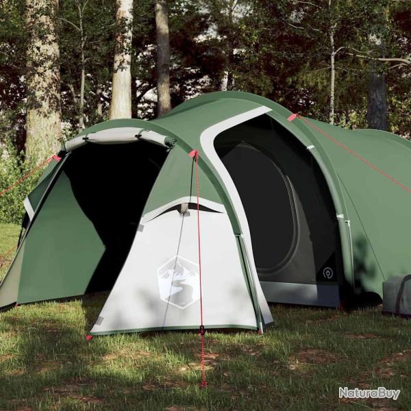 Tente de camping tunnel 3 personnes vert imperm�able