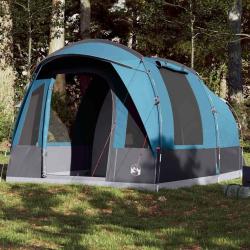 Tente de camping tunnel 3 personnes bleu imperm&eacute;able alsavelo