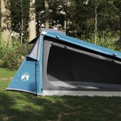 Tente de camping tunnel 2 personnes bleu imperm&eacute;able alsavelo