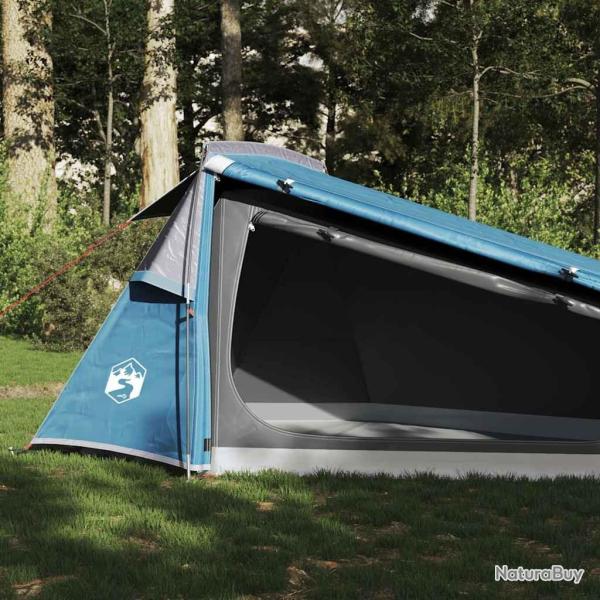 Tente de camping tunnel 2 personnes bleu imperm�able alsavelo