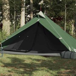 Tente de camping tipi 1 personne vert imperm&eacute;able alsavelo