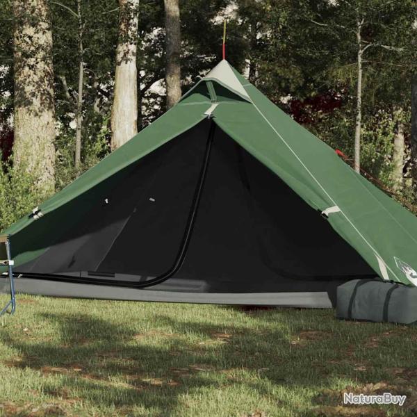 Tente de camping tipi 1 personne vert imperm�able