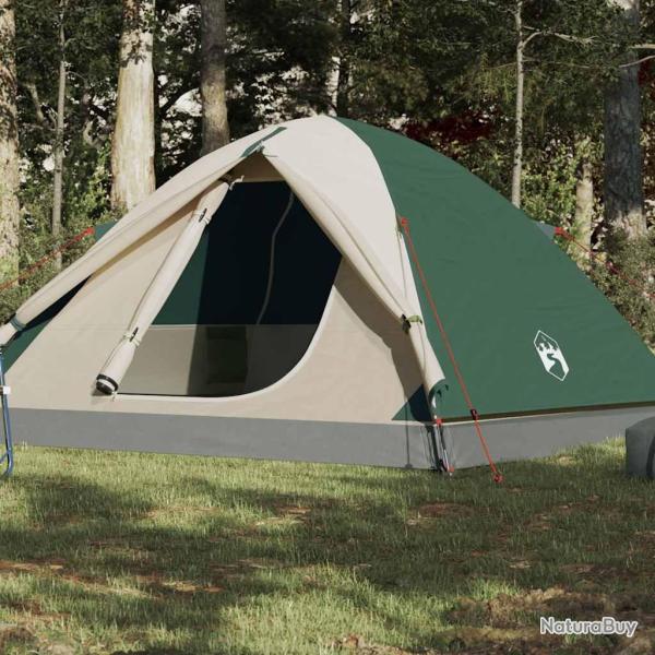 Tente de camping � d�me 6 personnes vert imperm�able
