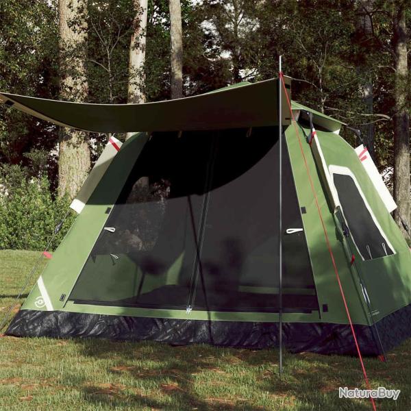 Tente de camping � d�me 5 personnes vert lib�ration rapide