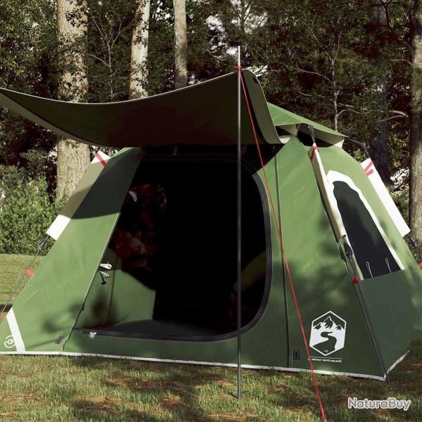 Tente de camping � d�me 4 personnes vert lib�ration rapide