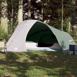 Tente de camping &agrave; d&ocirc;me 4 personnes vert imperm&eacute;able