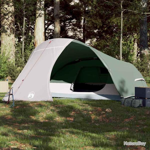 Tente de camping � d�me 4 personnes vert imperm�able