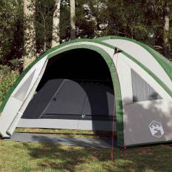Tente de camping &agrave; d&ocirc;me 4 personnes vert imperm&eacute;able alsavelo