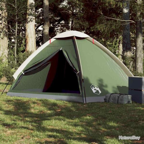 Tente de camping � d�me 4 personnes vert imperm�able
