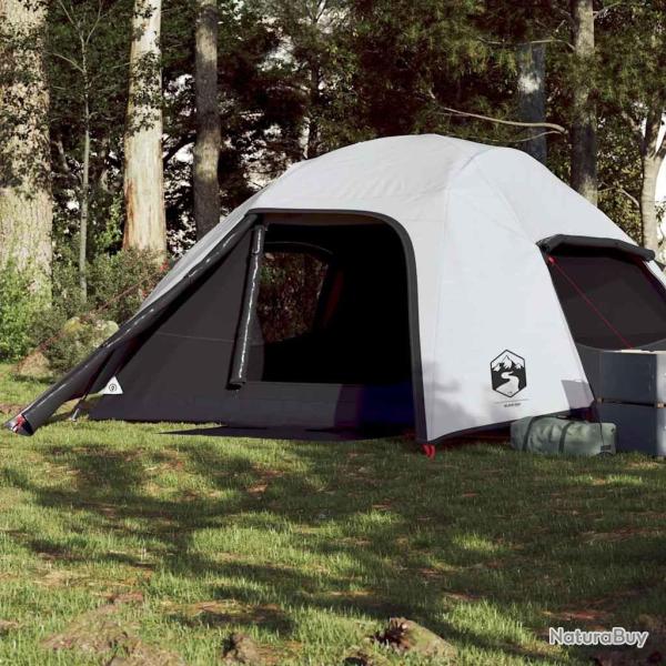 Tente de camping � d�me 4 personnes tissu occultant imperm�able alsavelo