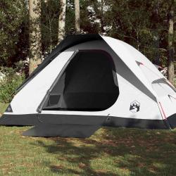 Tente de camping &agrave; d&ocirc;me 4 personnes tissu occultant imperm&eacute;able alsavelo