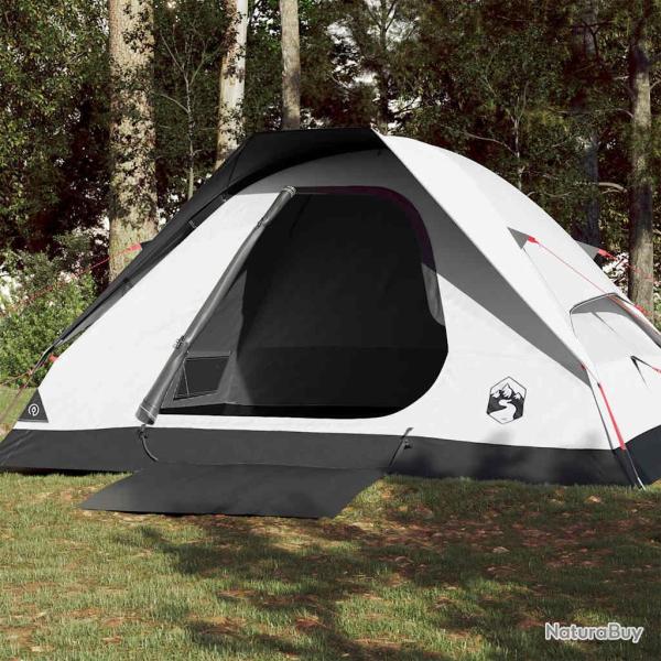Tente de camping � d�me 4 personnes tissu occultant imperm�able alsavelo