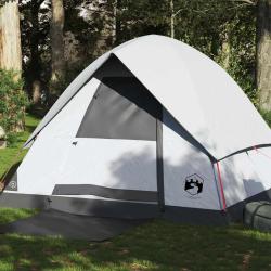 Tente de camping &agrave; d&ocirc;me 4 personnes tissu occultant imperm&eacute;able