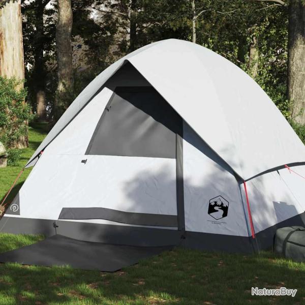 Tente de camping � d�me 4 personnes tissu occultant imperm�able alsavelo