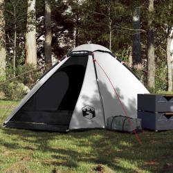 Tente de camping &agrave; d&ocirc;me 4 personnes tissu occultant imperm&eacute;able
