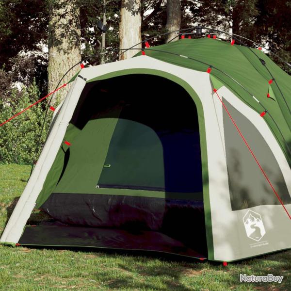 Tente de camping � d�me 3 personnes vert lib�ration rapide