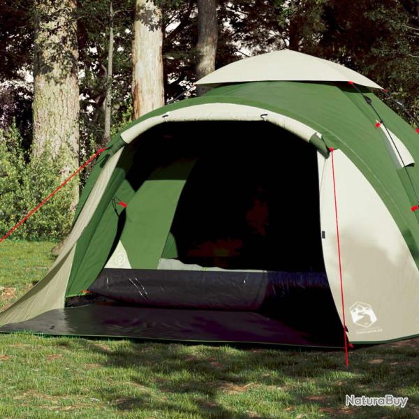 Tente de camping � d�me 3 personnes vert lib�ration rapide