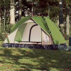 Tente de camping &agrave; d&ocirc;me 2 personnes vert lib&eacute;ration rapide