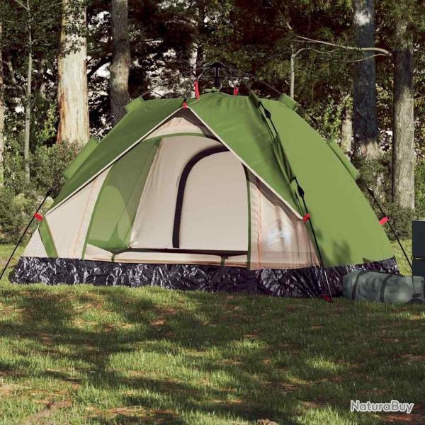 Tente de camping � d�me 2 personnes vert lib�ration rapide alsavelo