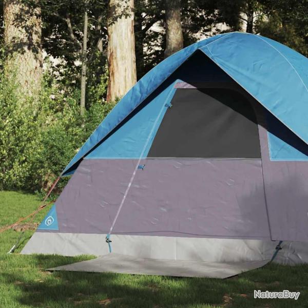 Tente de camping � d�me 2 personnes bleu imperm�able