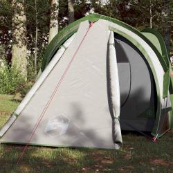 Tente de camping &agrave; d&ocirc;me 2 personne vert imperm&eacute;able alsavelo