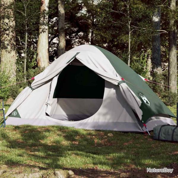 Tente de camping � d�me 2 personne vert imperm�able