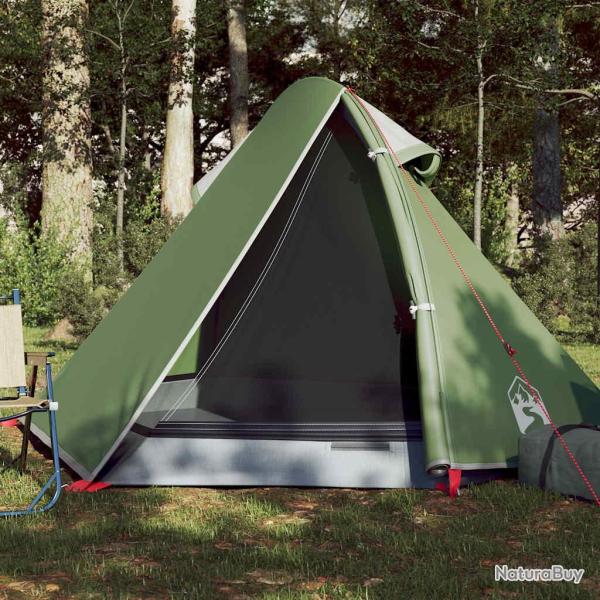 Tente de camping � d�me 2 personne vert imperm�able alsavelo