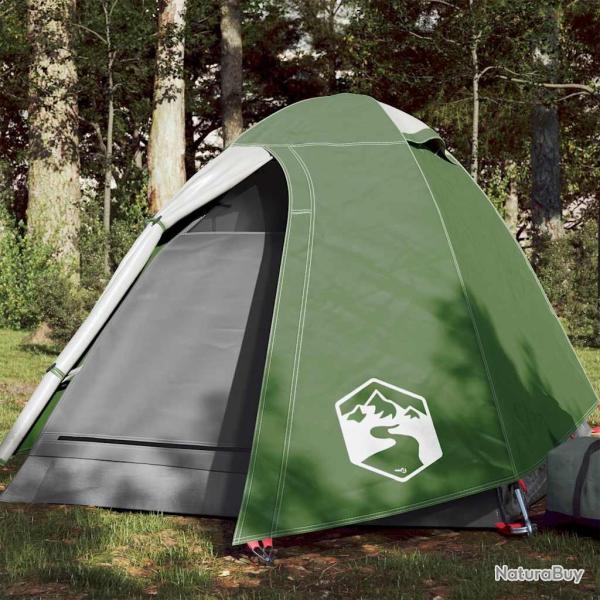 Tente de camping � d�me 2 personne vert imperm�able
