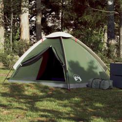 Tente de camping &agrave; d&ocirc;me 2 personne vert imperm&eacute;able