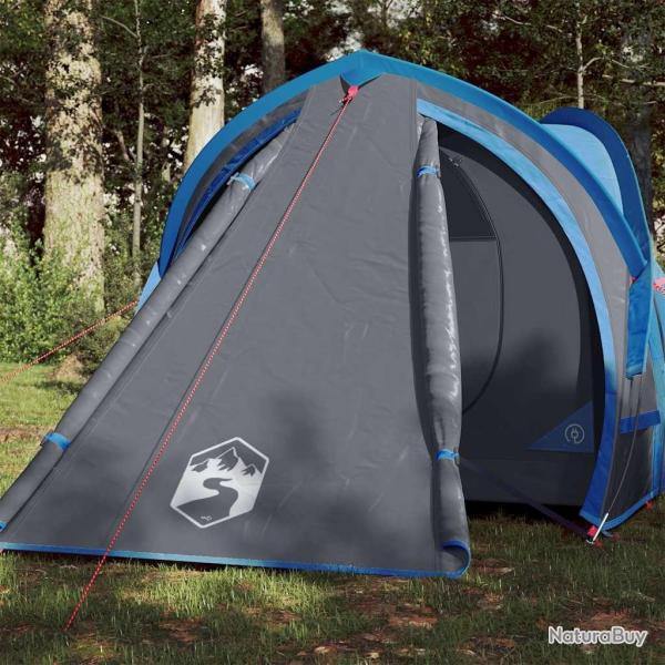 Tente de camping � d�me 2 personne bleu imperm�able alsavelo