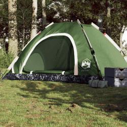Tente de camping 5 personnes vert lib&eacute;ration rapide