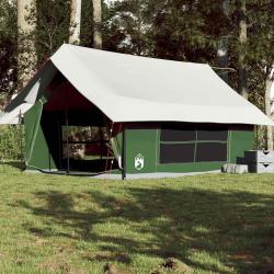 Tente de camping 5 personnes vert imperm&eacute;able