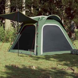Tente de camping 4 personnes vert lib&eacute;ration rapide imperm&eacute;able alsavelo