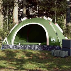 Tente de camping 2 personnes vert lib&eacute;ration rapide