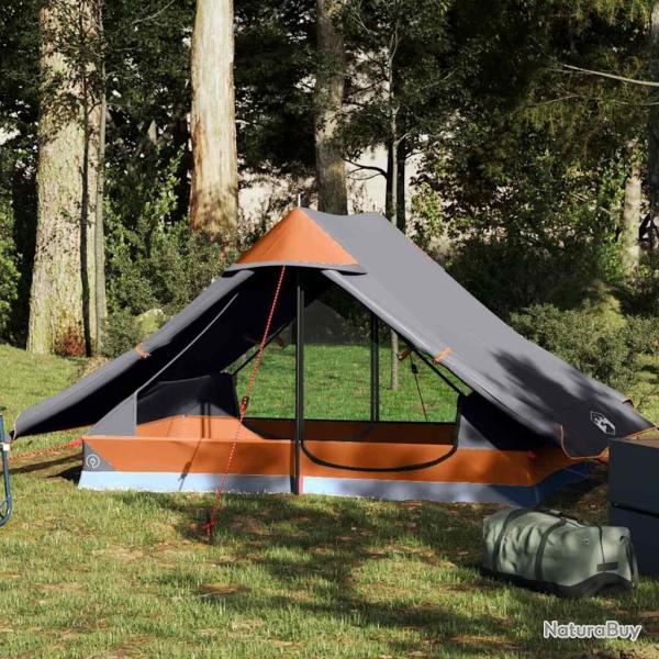 Tente de camping 2 personnes gris imperm�able
