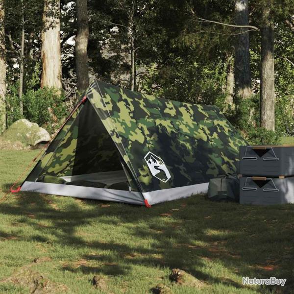 Tente de camping 2 personnes camouflage imperm�able alsavelo