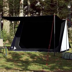 Tente de camping 2 personnes blanc tissu occultant imperm&eacute;able alsavelo
