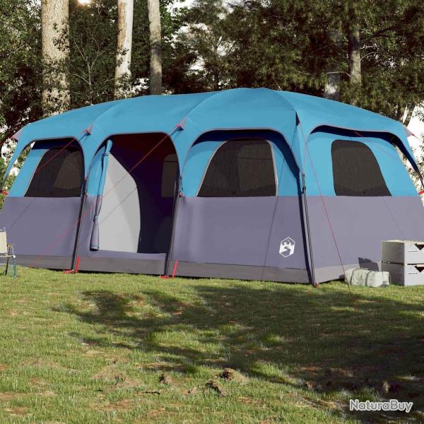Tente de cabine familiale 9 personnes bleu imperm�able