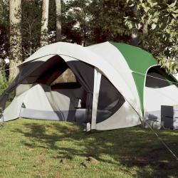 Tente de cabine familiale 6 personnes vert imperm&eacute;able