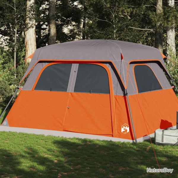 Tente de cabine familiale 6 personnes orange imperm�able