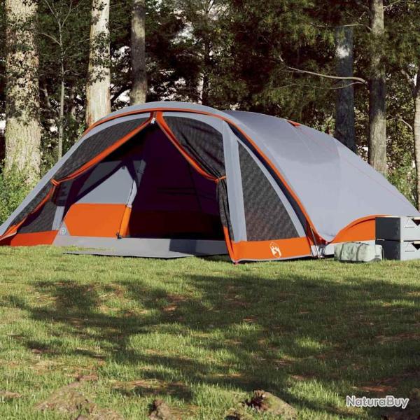Tente de cabine familiale 6 personnes gris imperm�able