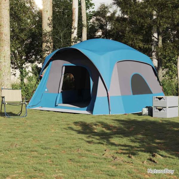 Tente de cabine familiale 6 personnes bleu imperm�able